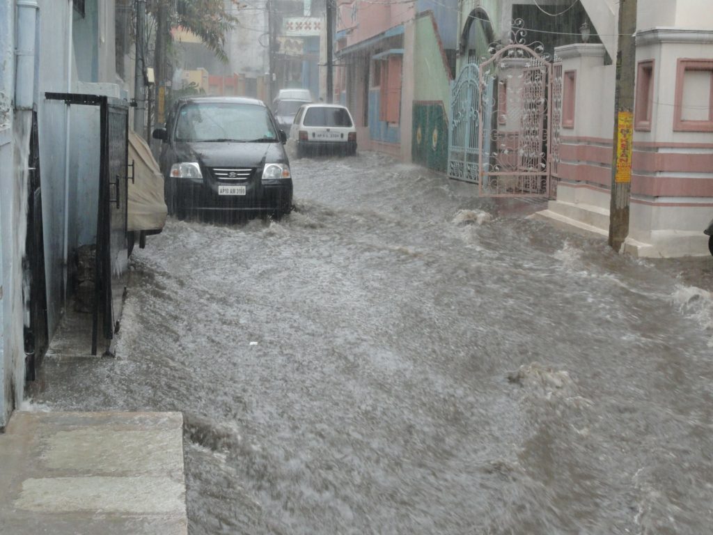 Orages et inondations